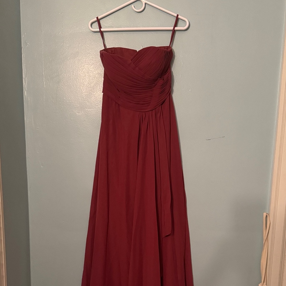 Birdy Grey Burgundy Maxi Dress